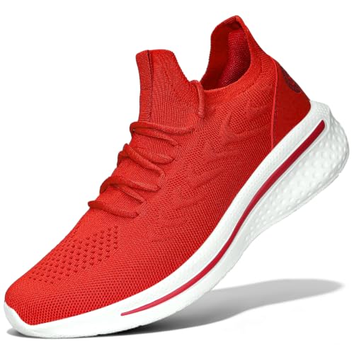 Image of Pujcs Womens Walking Running Shoes Slip-on Breathable Mesh Tennis Sneakers