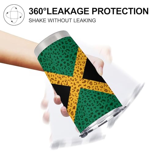 Portavasos para auto estampado Jamaica 4 piezas 2.6 pulg miniatura 6