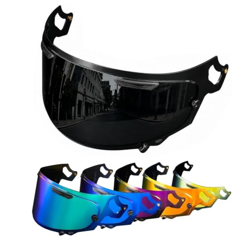Image of PSLER Shatterproof Helmet Visor for Regent X Corsair-X Quantum-X,Black