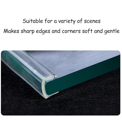 Bordure en PVC transparente en U pour protection des angles pointus de table - 6