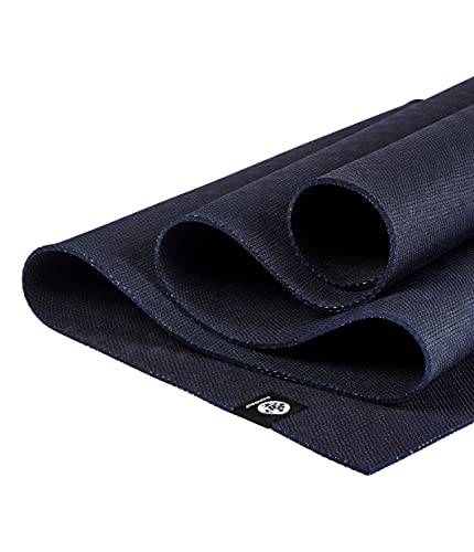 Manduka X Yoga Mat - Easy To Carry, For Women And Men, Non Slip, Cushion For Joint Support And Stability, 5Mm Thick, 71 Inch (180Cm), Midnight Blue #TOP2