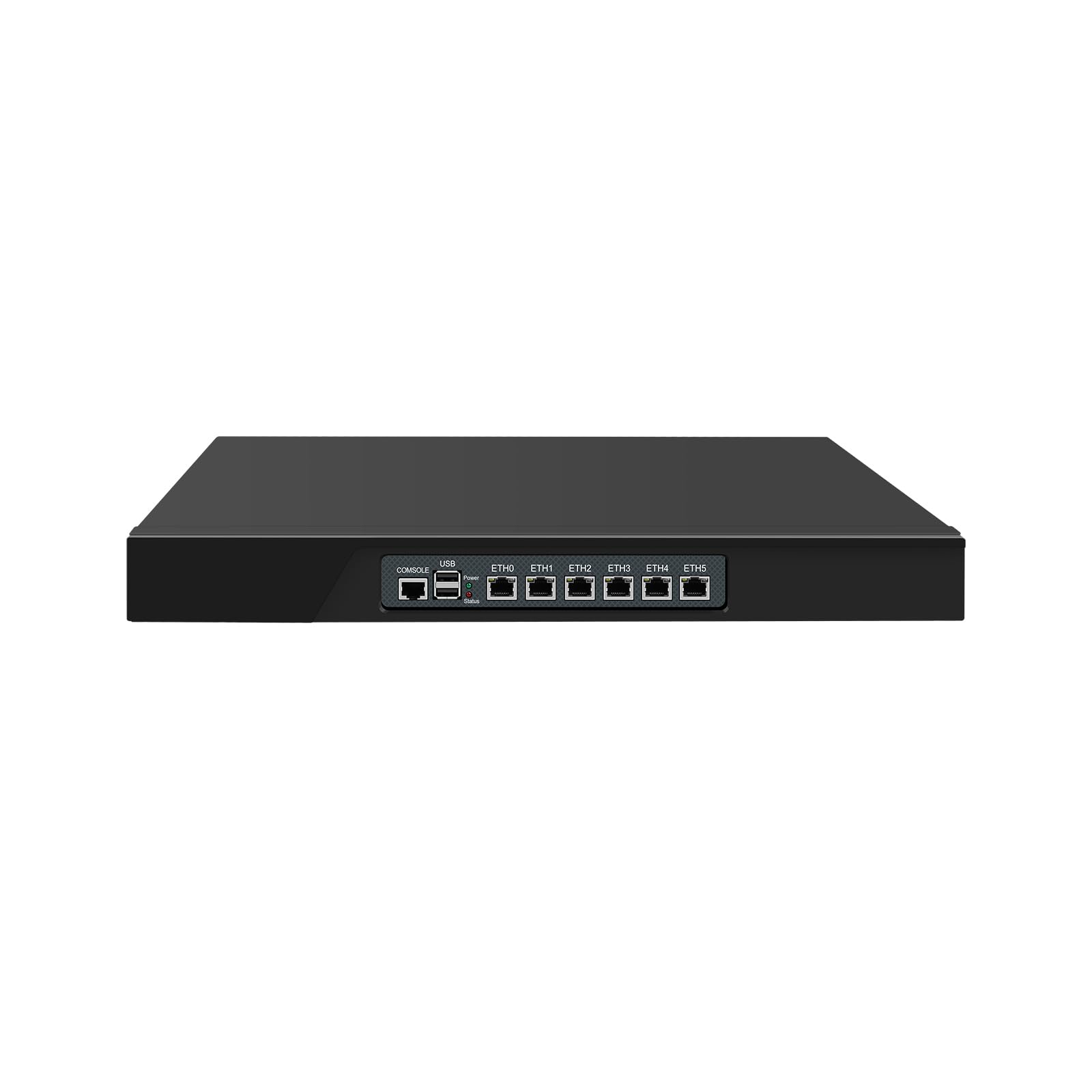1U Firewall Hardware Network Security Appliance, PFSense, Untangle, Mikrotik, OPNsense, VPN, Router PC, Atom D525, RJ08, 6 x 82583V 82574L, Console, VGA, 4G RAM, 32G SSD