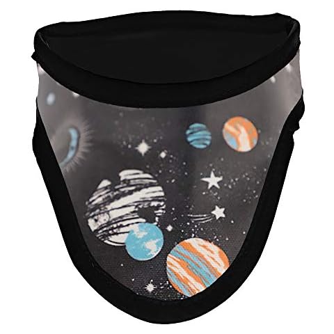 Thyroid Shield/Collar .50mm Pb Lightweight Radiation Protection with PVC Easy Clean Color Planets Cover