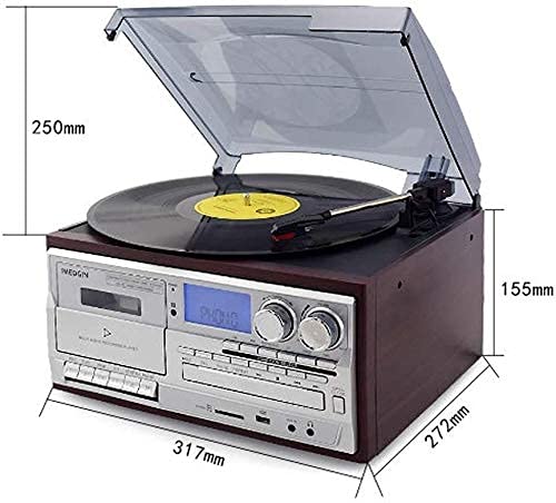 Tourne-Disque Bluetooth Platine Vinyle 3 Vitesses Tourne-disques Vintage avec Haut-parleurs stéréo Haut-parleurs stéréo entraînés par Courroie - Les Beatles, Paul McCartney, John Lennon, RIngo Starr, George Harrison Tourne-Disque Bluetooth Platine Vinyle 3 Vitesses Tourne-disques Vintage avec Haut-parleurs stéréo Haut-parleurs stéréo entraînés par Courroie – Image 3