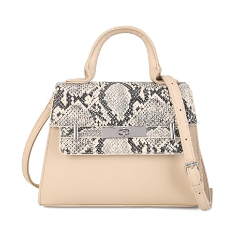 Image of Small Cute Top Handle Bag Crossbody, Designer Summer Purse for Women | Vegan Leather /Straw, 2.5L Capacity, Fits 6.7-inch Phone /Small Wallet /Passport, Versatile for Dressy Outfit /Everyday Use