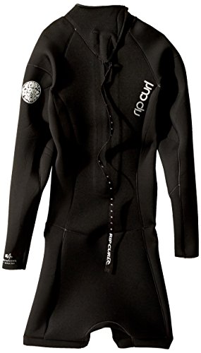 Rip Curl Dawn Patrol 22 Short Sleeve Springsuit Wetsuit, Black, 10