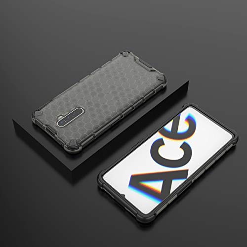 Image of Glasgow | for Realme X2 Pro Back Case Cover for Realme X2 Pro with 4 Bumper Corners and Military Grade Protection - Black