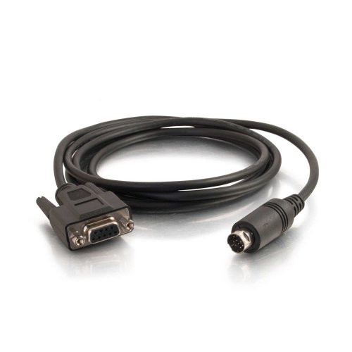C2G 38538 Serial RS232 Projector Cable, Mitsubishi Compatible, Black (6 Feet, 1.82 Meters)
