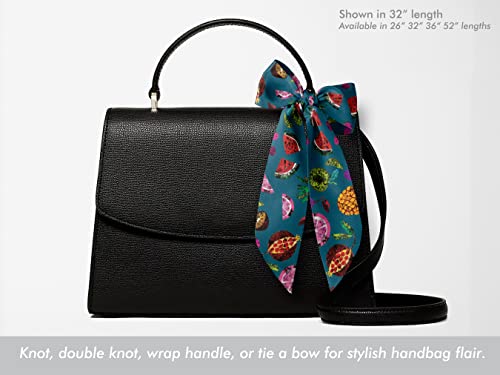 Liberty London Purse, Head, or Neck Scarf - "Pietra Dura" Floral Skinny Scarf - Headband, Handbag, Purse Handle - Silky Tana Lawn Cotton3