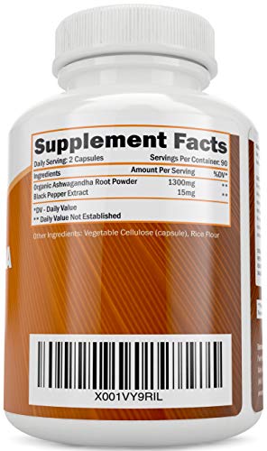 Magnesium Glycinate 400Mg + Ashwagandha 1300Mg - Vegan Bundle - 270 Tablets & 180 Capsules - Made In Usa #TOP3