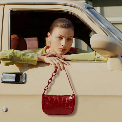 Clutch Tote, bolso pequeño de hombro en PU para mujer, mini bolso adorable para compras, caminatas y viajes miniatura 7