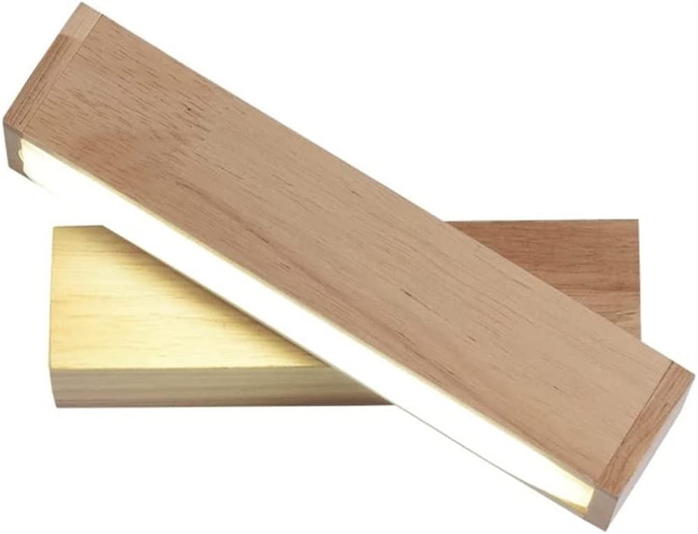 Aplique LED giratorio de madera WQHPLMD para evitar fatiga visual en cama 8