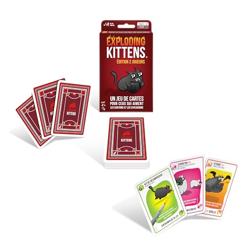 Exploding Kittens 2 Joueurs - Asmodee - Jeu de socit - Image 2