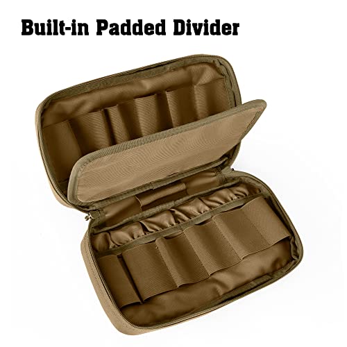 Dsleaf Tactical Pistol Magazine Storage Bag, Molle Mag Pouch Hold Up To 13X Standard Single/Double Stack Magazines For Medium And Large Handguns(Patent Pending) #TOP4
