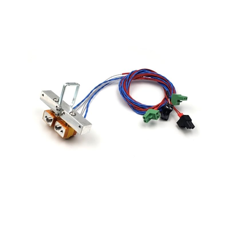 1 Set 24 V Assembled for Flash Forge for Fin-der3 for Arte-mis Hotend Extruder Mounting Kit for Flash Forge for Fin-der 3 3D Printer Replacement Parts (Rood 1 Set 24 V Assembled for Flash Forge for Fin-der3 for Arte-mis Hotend Extruder Mounting Kit for Flash Forge for Fin-der 3 3D Printer Replacement Parts (Rood