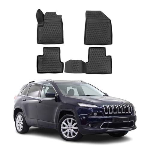 Tapis de sol Jeep Cherokee caoutchouc pour sorties outdoor