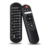 iPazzPort Universal TV Air Mouse Remote with Mini Wireless Keyboard Combo, Voice Input IR Learning Controller for Smart TV,Android TV Box,PC,HTPC,Raspberry pi (Bluetooth & 2.4G Version)