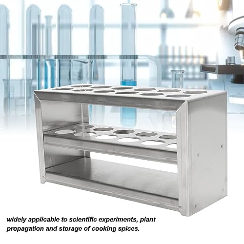 Support tubes à essai 1,9 cm en acier pour expériences sciences et laboratoire