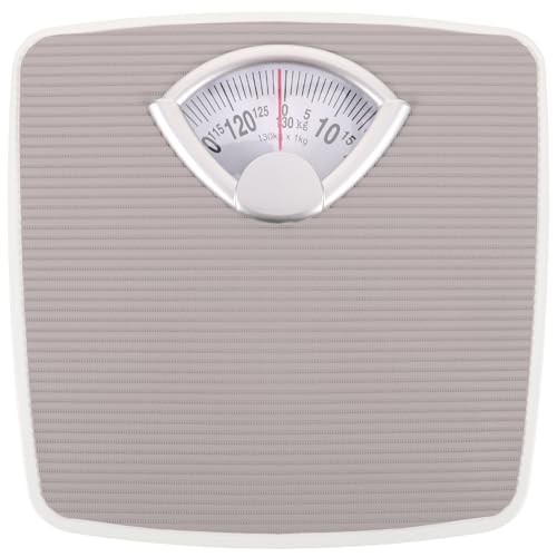 Báscula corporal de precisión mecánica TEHAUX con pesaje analógico de 130kg sin baterías