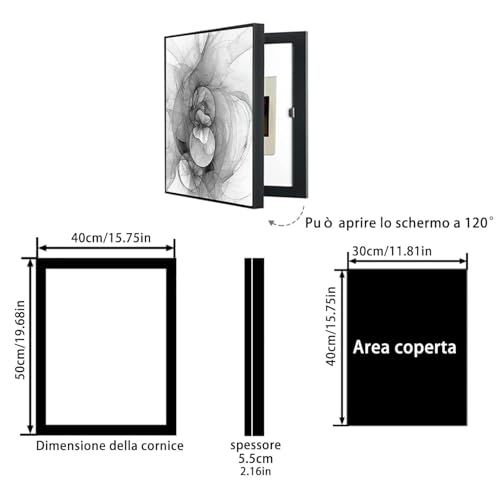 Tableau décoratif de panneau électrique à fixation invisible - 2
