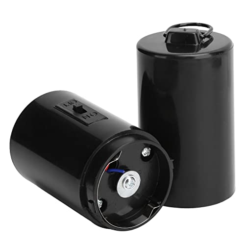 FOLOSAFENAR Windspielmotor , Rotierender Motor 4 tragender schwarzer batteriebetriebener Edelstahl + Kunststoff für Windspiel