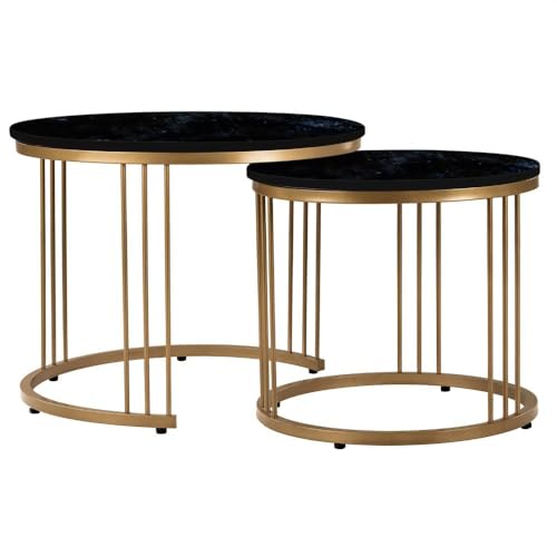 Image of Wakefit Center Table | 1 Yr Warranty | Coffee Table for Living Room Wooden, Tea Table for Living Room Wooden, Sofa Table, Free Installation from Brand, Modern Multi-Functional & Wobble-Free(Frappe)