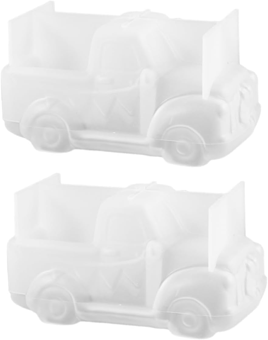 jojofuny 2Pcs Car Shape Silicone Planter Molds for DIY Resin Craft, Candle Holders & Home Decor, Perfect for Craft Enthusiasts & Gift Makers, Durable, Easy Release & Multi-Material Use for Car & Desk