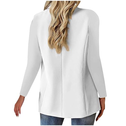 Blazers for Women Business Casual Suit Jacket Fall Button Open Front Blazer Work Suits Office Work Outfits2
