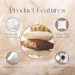 Solid Color Velvet Throw Pillow with Insert Included (Gray, 18"x18"), Decorative Pillow for Sofa, Couch, Bed, Chair Cushion