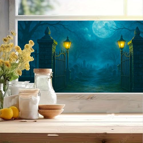 Vinilo Decorativo Halloween 39.3x17.7 pulgadas miniatura 3