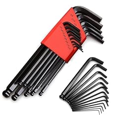 Set di chiavi a brugola da 13 pezzi, con testa sferica, utensili di precisione per artigiani, set di chiavi a brugola da 1,27 mm a 10 mm, set di chiavi angolari di alta qualità per riparazioni e