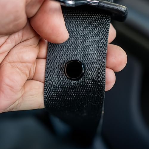 Gurt Knopf für Autogurt, 10 Paare, Hartplastik, Schwarz, für viele KFZ-Gurte, Sicherheitsgurt Rücklauf Sicherung, Sicherheitsgurt Nieten, Autogurt Niete Sitz, Autositz Gurtreparatur, Ersatzteil PKW