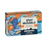 Patagonia Provisions - Spicy Mussels in Extra Virgin Olive Oil | Responsibly sourced | 18g Protein & Gluten...
