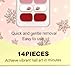 Chip-Resistant Gel Nails Stickers - 14 Piece Art Decals, Nail Accessory with Semi Cured Design, Beauty Tool with No Lamp Needed, Manicure Set Includes File Wooden Stick, Gel Nail Strips for DIY Craft