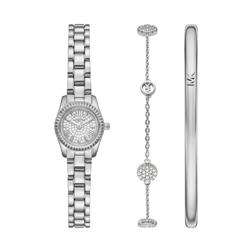El Mejor Listado de Reloj Dama Michael Kors para comprar hoy. 43 Michael Kors Set reloj con pulseras mk4948set lexington de acero inoxidable en color plateado para mujer