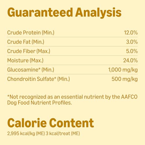 Image of Amazon Basics Chicken Flavor Hip & Joint Training Treats for Dogs, 1 lb. Bag (16 oz) (Previously Wag)