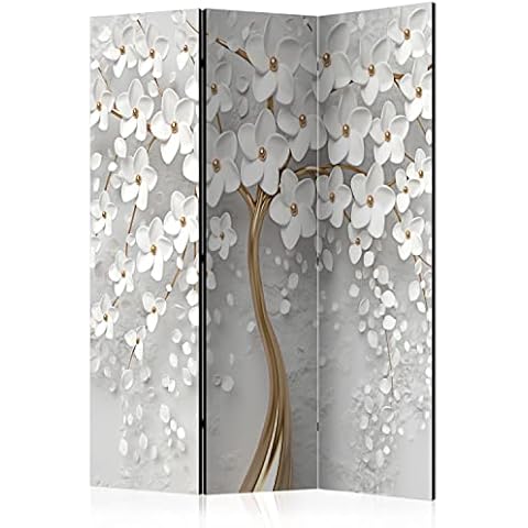murando Decorative Folding Screen with Magnolias Cover