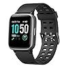 YAMAY Smart Watch for Android and iOS Phone IP68 Waterproof, Fitness Tracker Watch with Heart Rate Monitor Step Sleep Tracker, Smartwatch Compatible with iPhone Samsung, Watch for Men Women