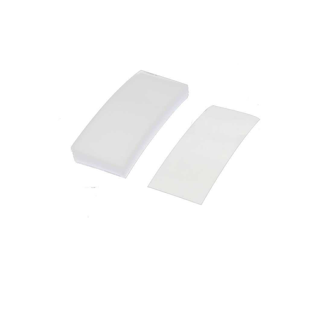 Uxcell Sourcing Map 30Pcs 72Mm X 29.5Mm Pvc Heat Shrink Tubing Clear For 1 X 18650 Battery