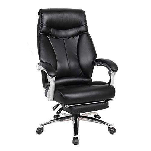 Preisvergleich Produktbild Bürostuhl, ergonomischer Bürostuhl, höhenverstellbar, PU Chefsessel, 360 ° Drehstuhl, Geeignet for Familie, Büro (Color : Style 1)