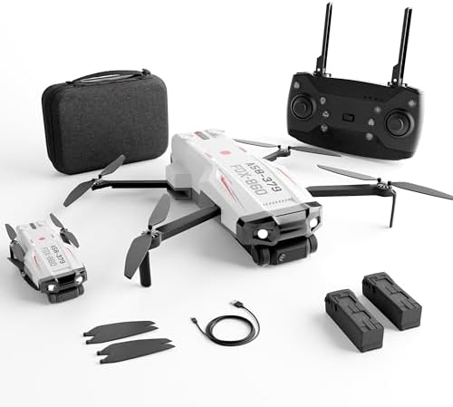 Lifelong Kids Drone Toy with Camera, Altitude Hold & Easy to Fly, 2X 1300mAh Batteries up to 30 Min Flight, Dual 1080P & 720P Cameras, App & Remote Control, 360° Flip, Return to Home gift for Boys and Girls 8-12 Years