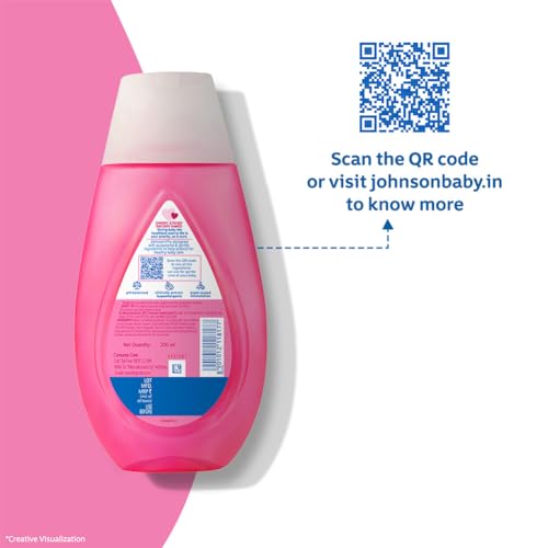 Image of Johnson's Baby Active Kids Shiny Drops Shampoo, 200ml (Pack of 4)