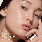 KYDA Clear Highlighter Stick, Natural Dewy Glow Face Highlighter, Radiance Balm for Glass Skin, Lightweight Creamy Multiuse Makeup Stick, Buildable Watercolor Makeup Balm - Image 2