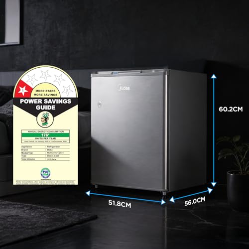 Image of Midea 50 L 1 Star Direct Cool Single Door Mini Ref (MDRD50D1HLSS)