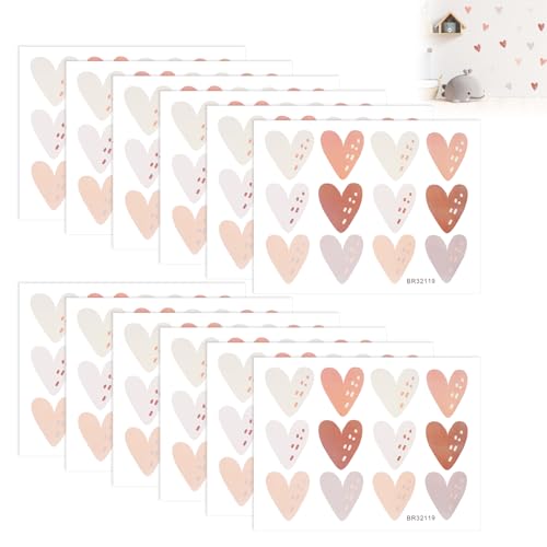 144 Stück Wandtattoo Kinderzimmer, Mädchen Teenager Tapete Wandaufkleber Deko, Wanddeko Wandsticker Kinderzimmer Mädchen, Wand Tattoo Selbst Klebend Babyzimmer, Wall Stickers Kinderzimmer Deko