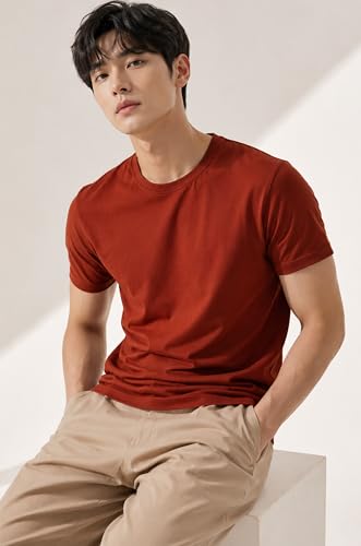 Image of London Hills T Shirt For Man | Men Round Neck Tshirts | Tshirt Shirts Men | Gym T Shirts For mens Workout | T-shirts For Man Cotton Stylish Round Neck T Shirt Half Sleeve Regular Fit Solid Multicolour