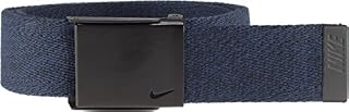 Nike Men's Standard Heather Web Belt, college navy, One Size