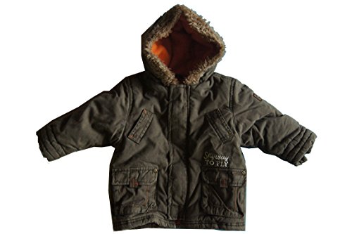 Protex baby jongens winterjas met capuchon bruin