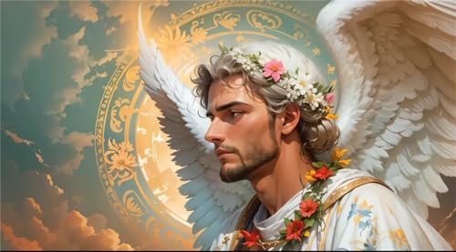 Bricolage diamond painting adulte Jésus Fheeao anti-stress, kit complet point de croix 30x70