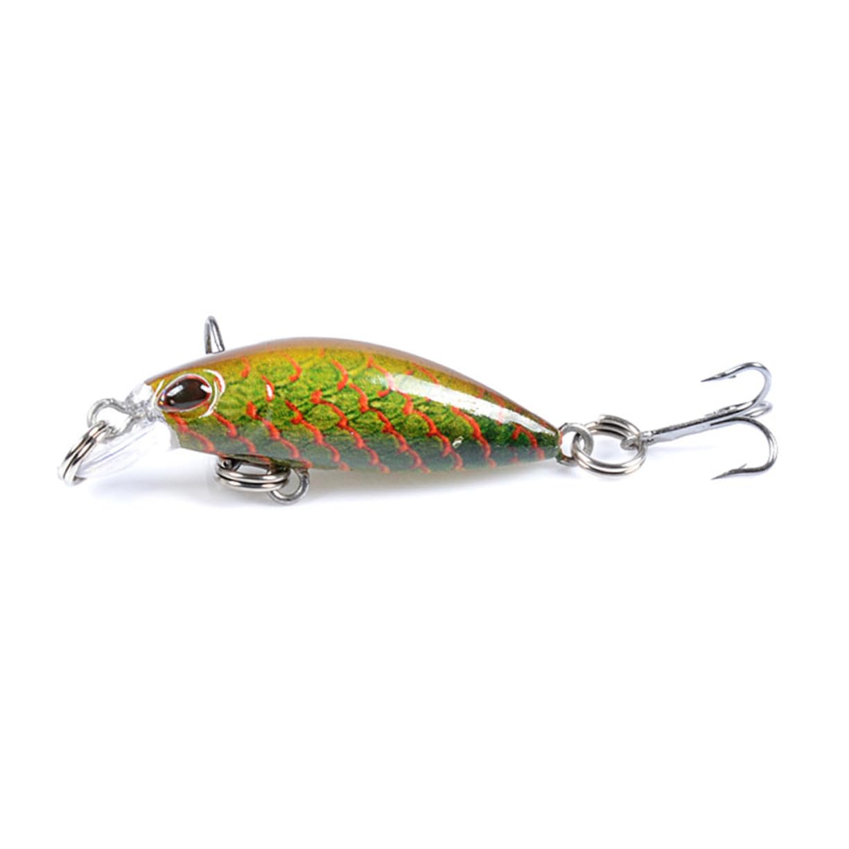 Mikikit Señuelos De Pesca Artificiales Señuelos para Hilanderos para Pescar Mini Cebos De Pesca Cebos para Pececillos Señuelos De Pesca Minnow